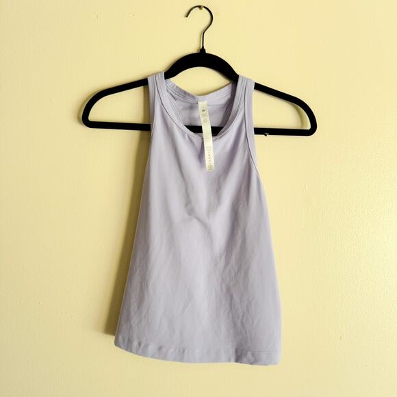 Lululemon Purple Blue Align Waist Length Racerback Tank Top 8 Athleisure - Picture 2 of 7